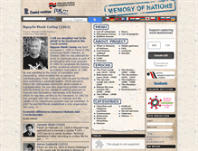 Tablet Screenshot of memoryofnations.eu